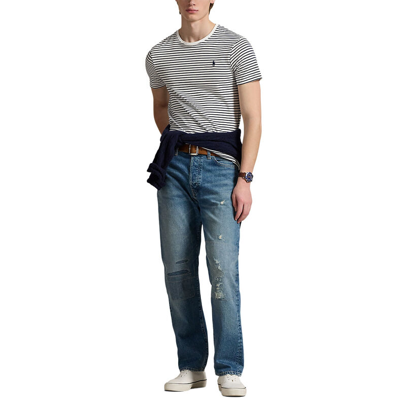 Polo Ralph Lauren Custom Slim Striped Soft Cotton T-Shirt image number 3